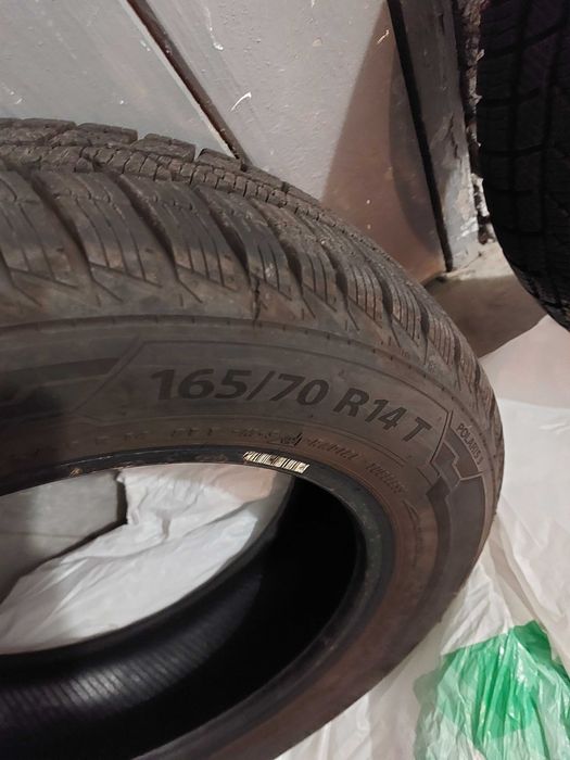 2 x Opony zimowe POLARIS 14 cali 2024 + 2 x quartaris VW POLO