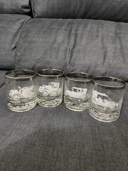 Copos whisky - carros antigos