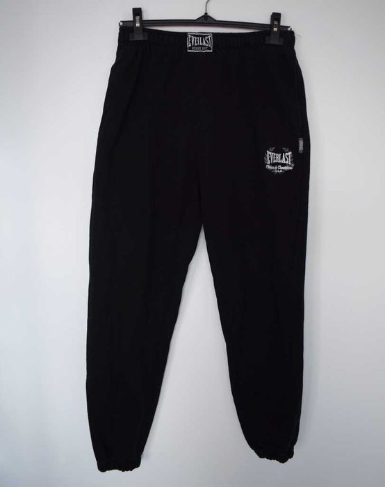 Everlast czarne spodnie dresowe s
