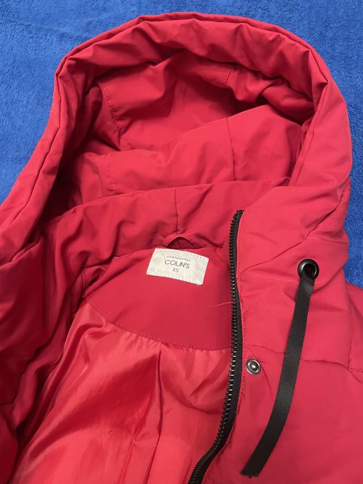 Куртка зимова червона