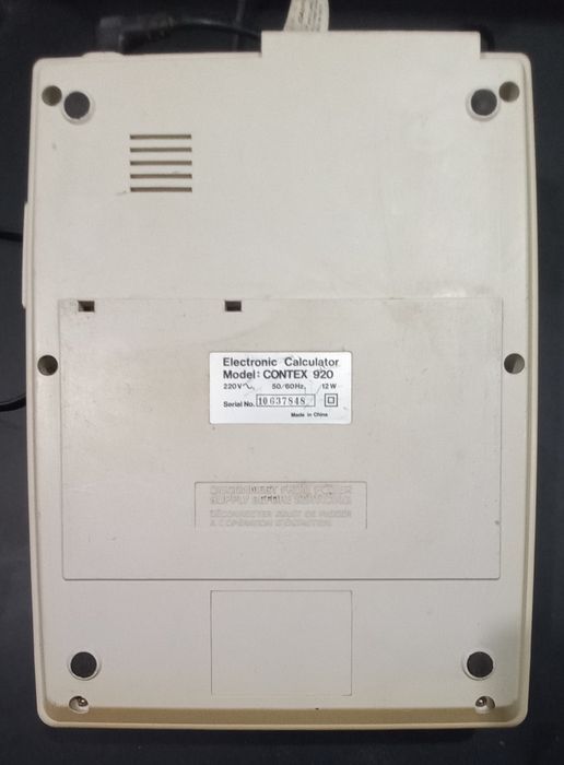 Calculadora de papel Contex