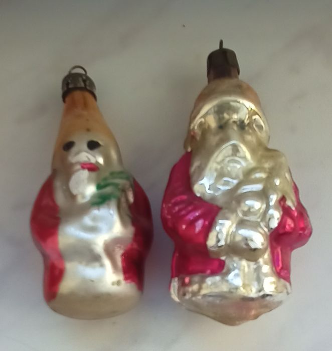 Bombki choinkowe PRL-zestaw 10 sztuk