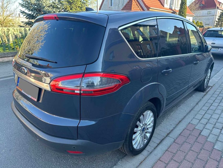 Ford S-Max 2.0 TDCi Titanium Convers+ NAVI biXenon skóra KeyLessGo BLIS kontrola pasa ruchu 172tkm