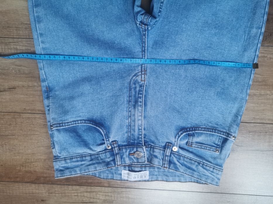 Dżinsy błękitne Primark Denim Co 36 S  wyższy stan mom fit