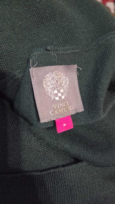 Sukienka swetrowa z golfem r. 38 / 40 zielona