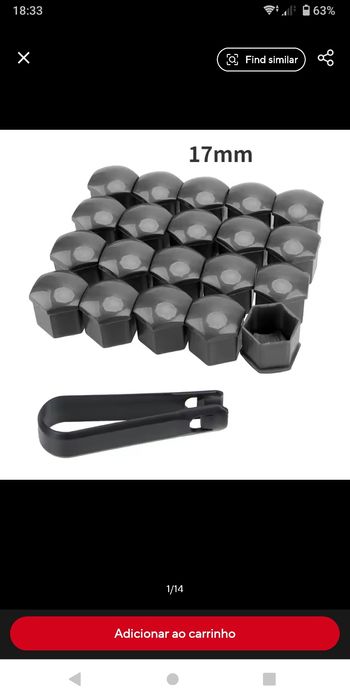 Tampas protecçao porca rodas carros novas com ferramenta por tirar