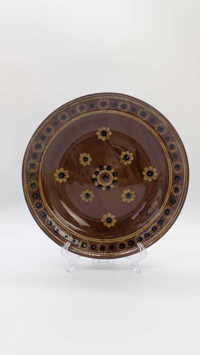 Talerz ceramiczna, ręcznie malowana
