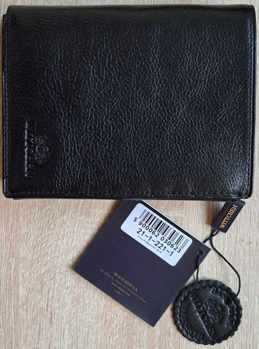 Portfel Wittchen Italy męski czarny NOWY