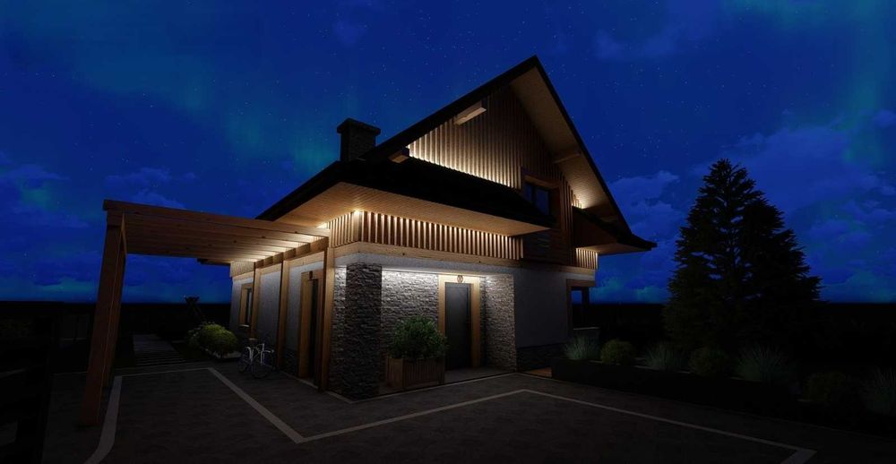 Działka z projektem 4 domów – Lipnica Wielka, małopolskie