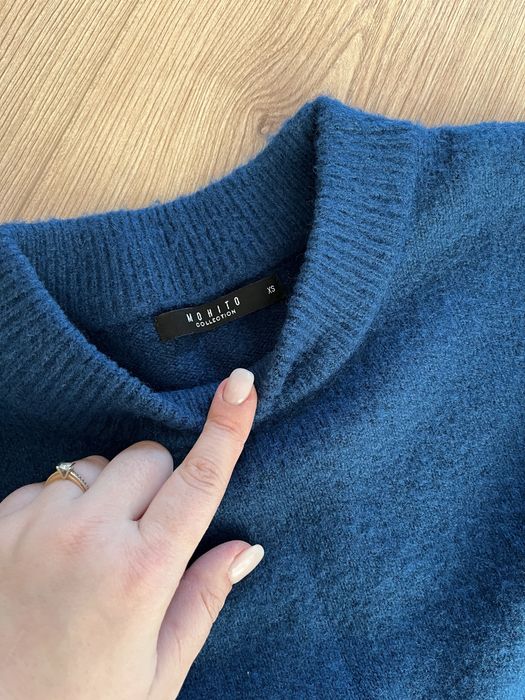 Granatowa sukienka mini