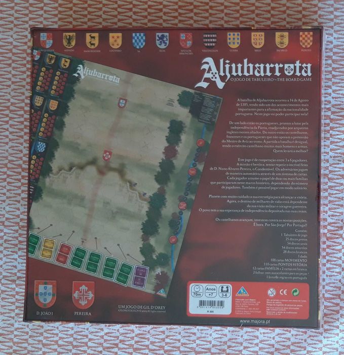 Jogo de tabuleiro, batalha ALJUBARROTA - Novo e selado.