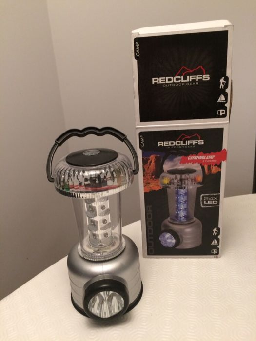 Led Campismo ou exterior a bateria como novo