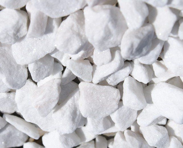 GRYS GRECKI THASSOS Kamień do Ogrodu Tona śnieżnobiały różne rozmiary