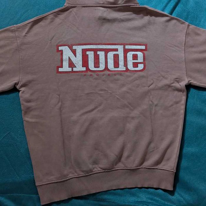 Nude Hoodie Racing Brown S e  M
