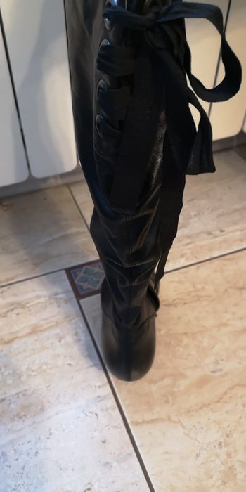 Buty zimowe skórzane r. 41