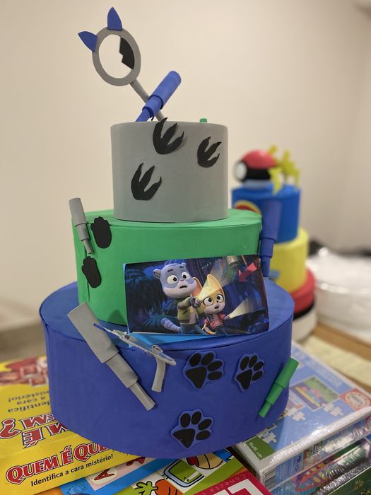 Bolo de aniversario Papel EVA