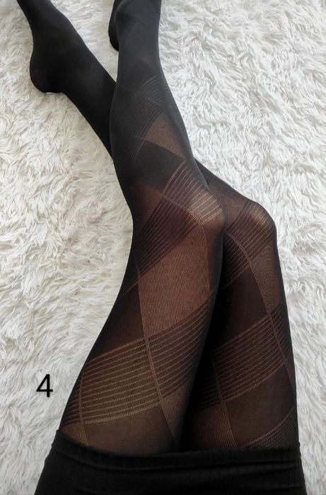 Rozmiar 5- XL  rajstopy wzorzyste