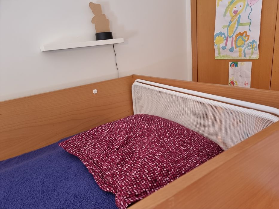 Cama tipo beliche com arrumação (c/ armário e 3 gavetões) 1/2 do preço