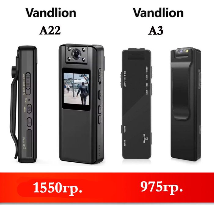 Мини камера Vandlion A3 А22 BOBLOV A22