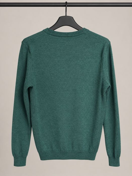 Чоловічий светр Topman з вовною мериноса зелений S
