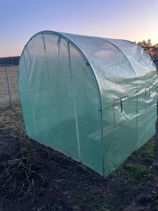 Tunel foliowy, folia na pomidory 2m x 2m