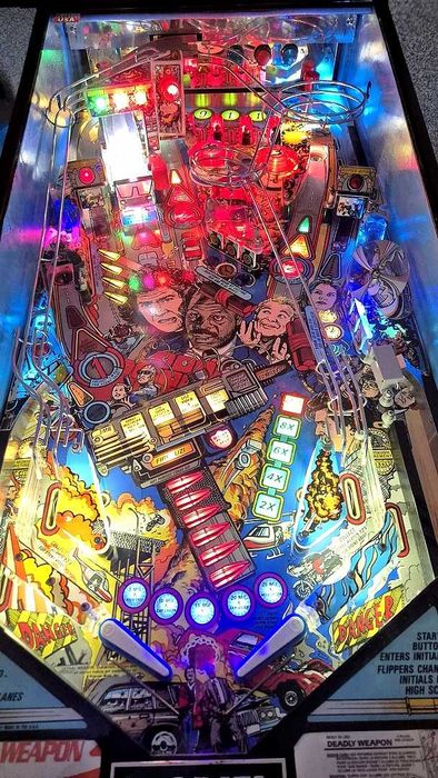 flipper pinball Lethal Weapon 3 i Walking Dead Remastered Premium - jak nowy