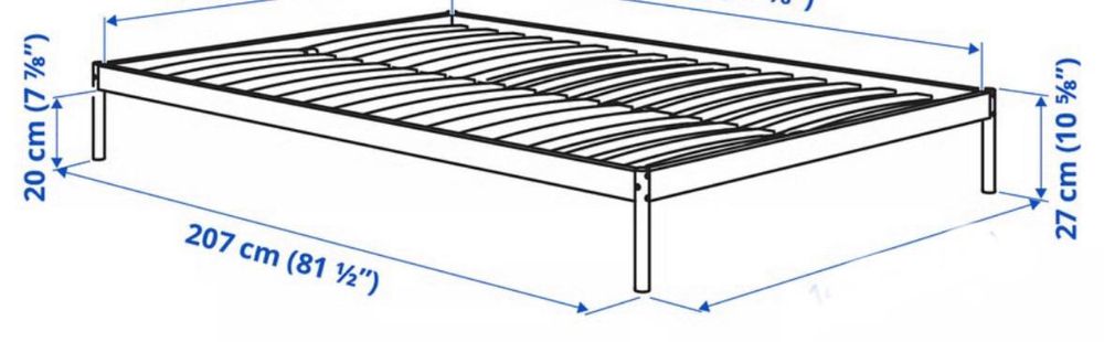 Cama sem colchão