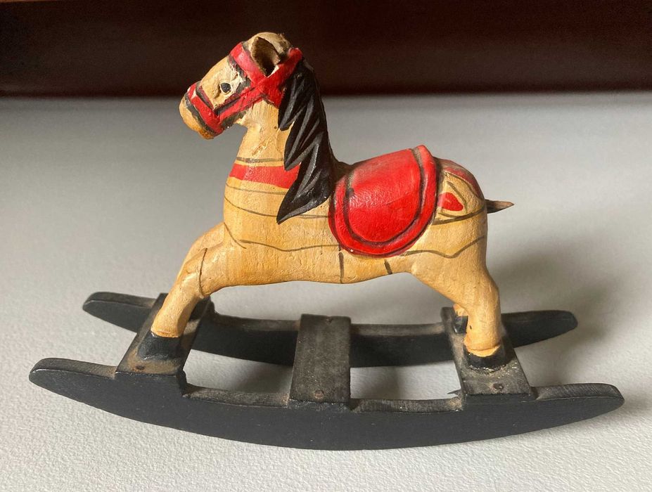 Brinquedo Antigo Vintage Cavalo Baloiço