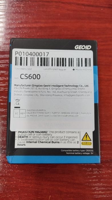 Geoid CS600 czujnik kadencji lub prędkości Nowy