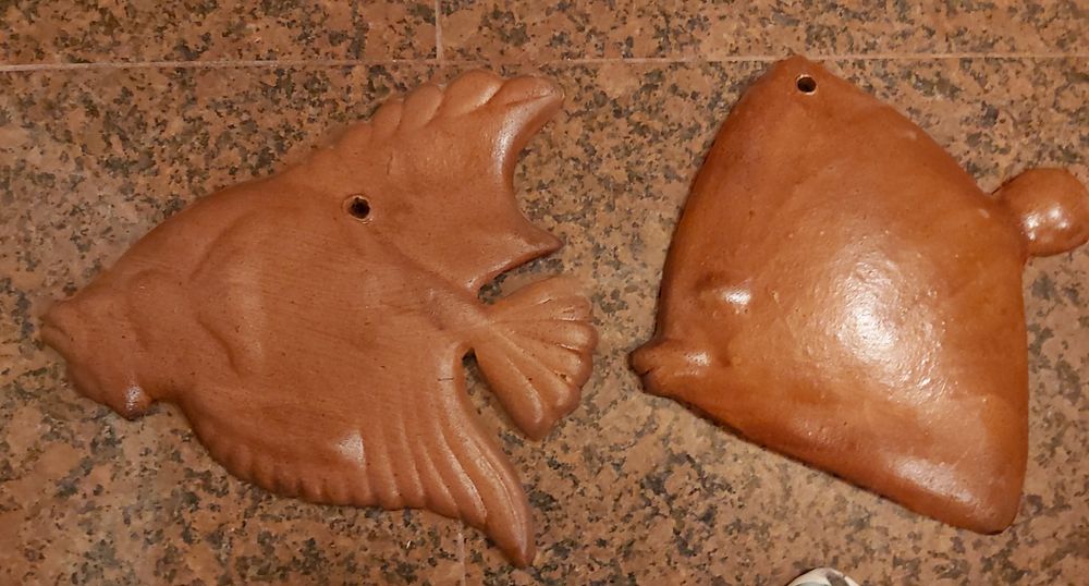 Conjunto de 15 peixes decorativos