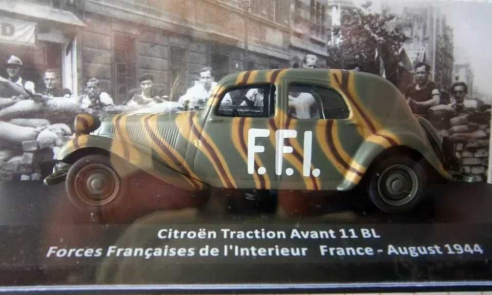 Citroen Front Ttaction 11 BL FORCE FRANCE 1944 scale 1/43 - Diecast -