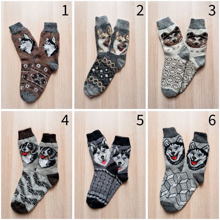 Grube skarpety z 100% wełny owczej – ciepłe i wygodne