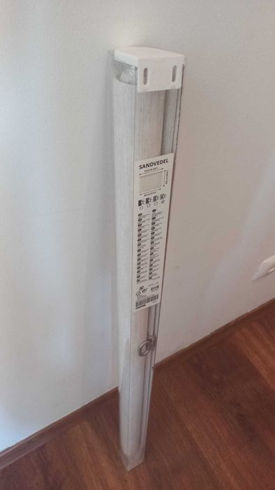 Estore de correr /persiana, 80x250cm – NOVO (modelo Sandvedel IKEA)
