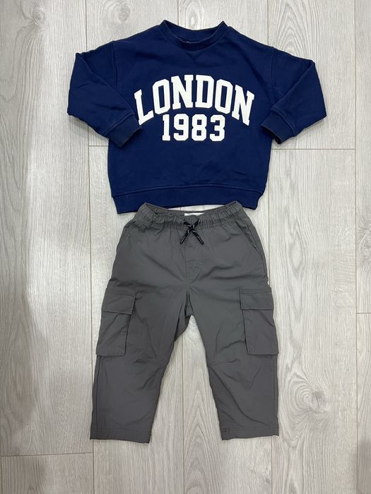 Штани карго Zara , світшот Zara / худі зара