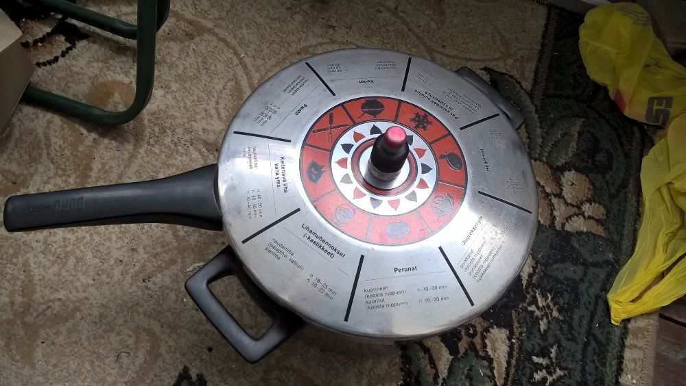 Кастрюля скороварка-пароварка Kuhn Rikon/Made in Swiss.на 6 літрів.