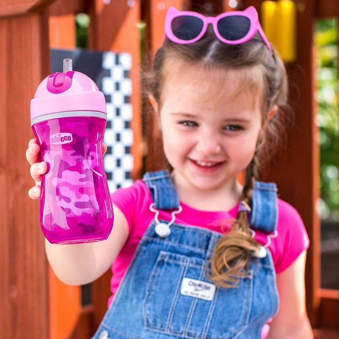 непроливайка Chicco поїльник з трубочкою260мл Insulated Sippy Cup