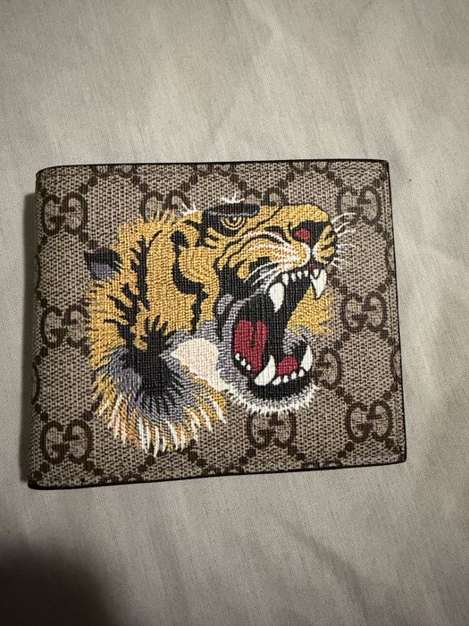 Carteira Gucci GG Supreme Tiger