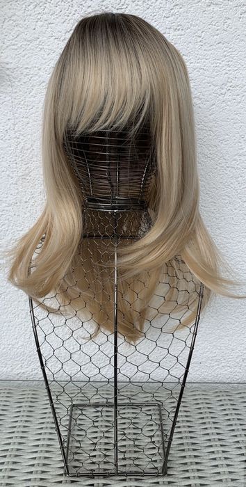 Premium Ultra włosy doczepiane, peruka, naturalny blond ombre 370.