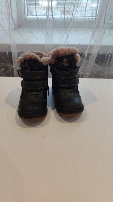 Чобітки зимові кожані