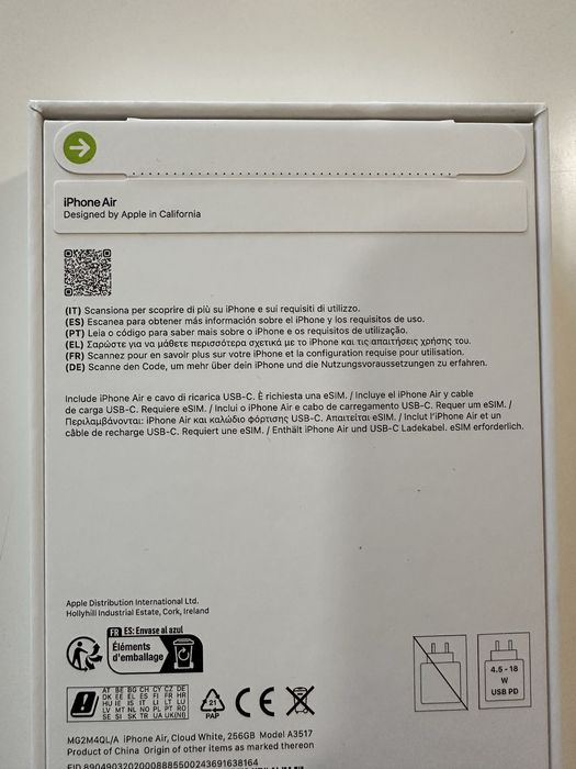 Iphone Air 256gb NOVO