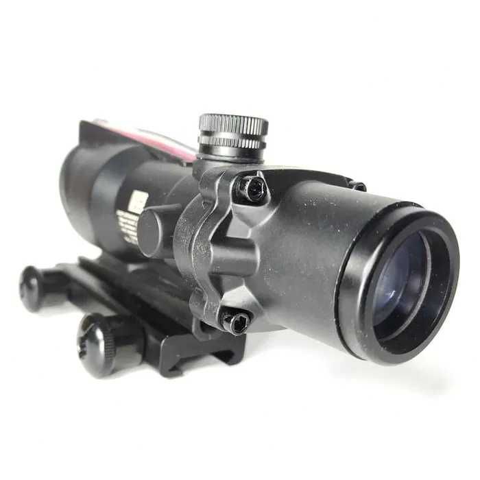 Тактичний приціл TRIJICON ACOG 4x32 з червоною підсвіткою / Тріджикон