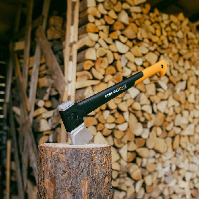 Siekiera Rozłupująca Fiskars X24 1069105 60 cm Do Drewna Polan FiberComp NOWA