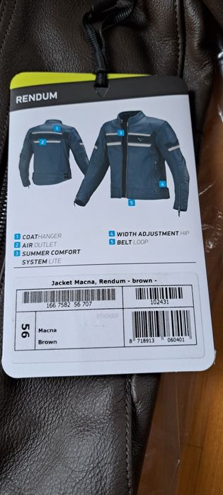 Casaco de pele Macna Rendum - Castanho