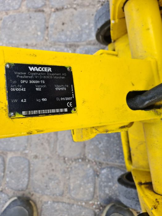 Sprzedam zageszczarke wacker dpu 3050