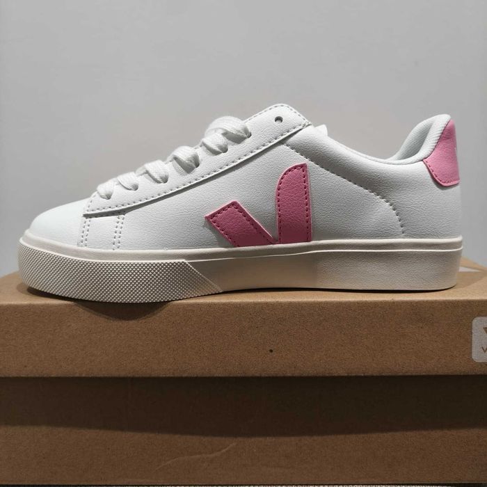Sapatilhas VEJA Campo 38 Rosa Branco