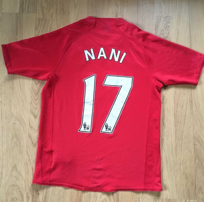 Футболка винтаж nike fit dry aig manchester united nani 17 футбол