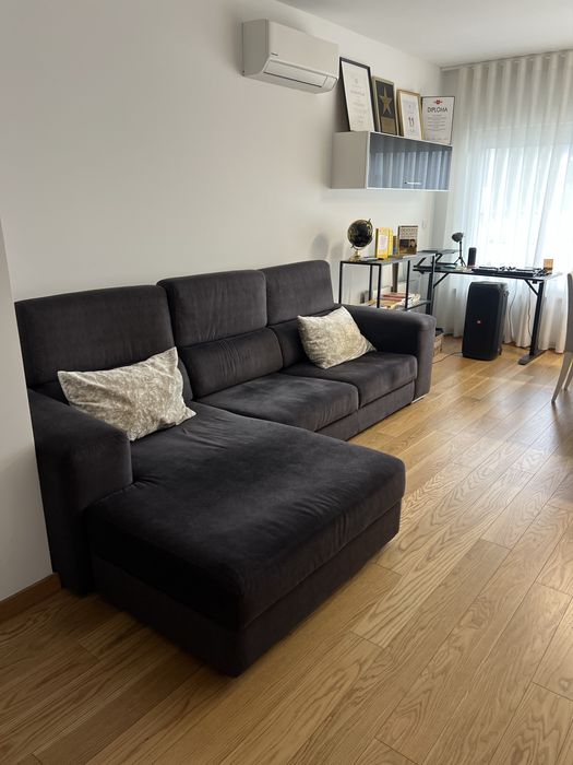 Sofá Premium em L (Chaise Longue) – 3 Metros | Excelente Estado