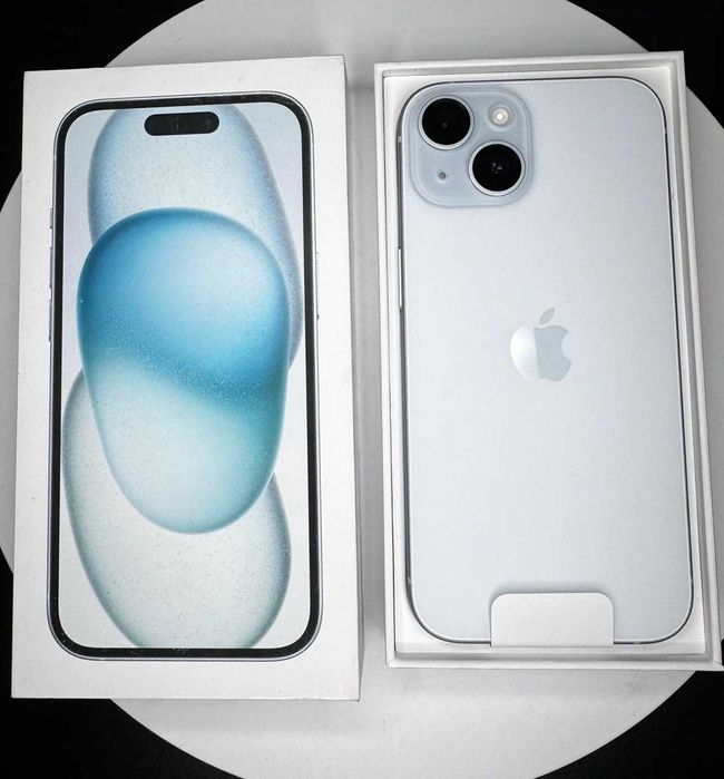 Apple iPhone 15 Blue 128Gb 100% Bat Gwarancja Apple Poznań