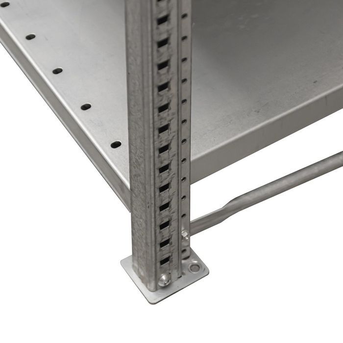 Regał magazynowy 4-półkowy STOW 263x130x60 cm ocynk dostawny