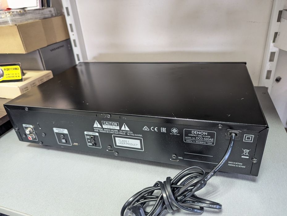 Denon DCD-520AE. CD Player. ЦАП Burr Brown PCM5102. CD, MP3